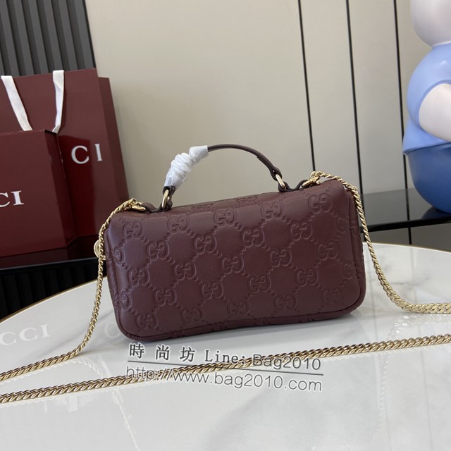 Gucci專櫃古馳最新款Milano系列迷你肩背包女士手提包 jh2390型號：806017